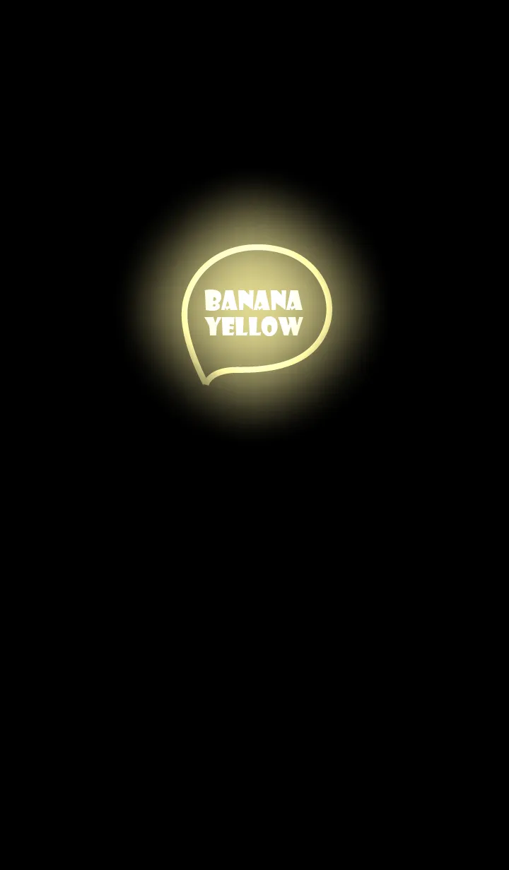 [LINE着せ替え] Banana Yellow Neon Theme Ver.7 (JP)の画像1