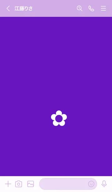 [LINE着せ替え] ザ シンプル ミニ フラワー 13の画像3