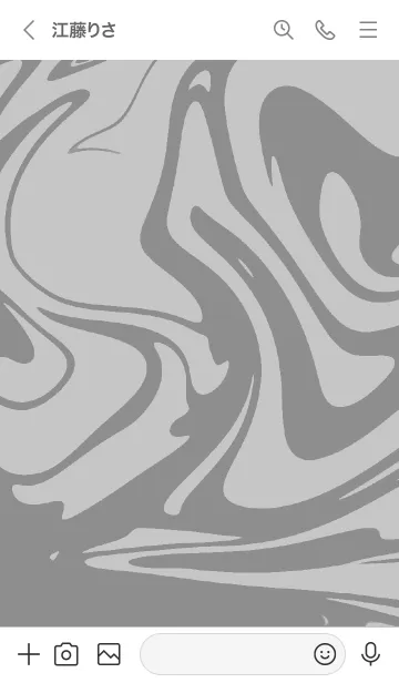 [LINE着せ替え] グレー : マーブルの画像3