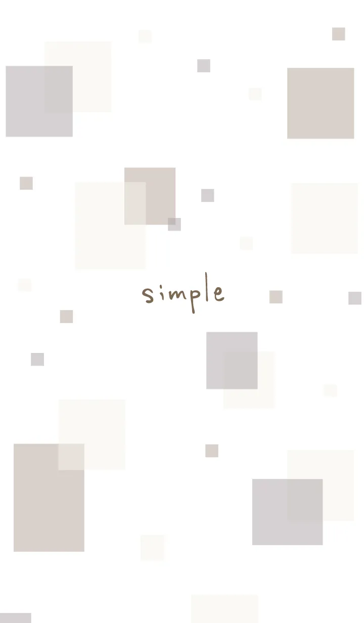 [LINE着せ替え] 大人シンプル四角4の画像1