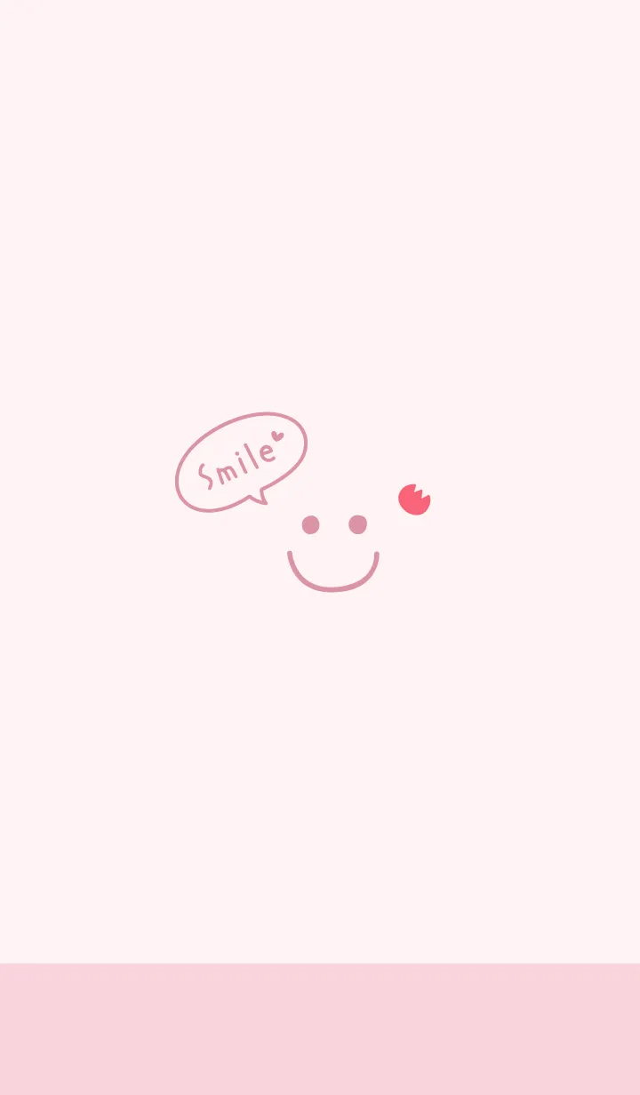 [LINE着せ替え] スマイルチューリップ<ピンク>の画像1
