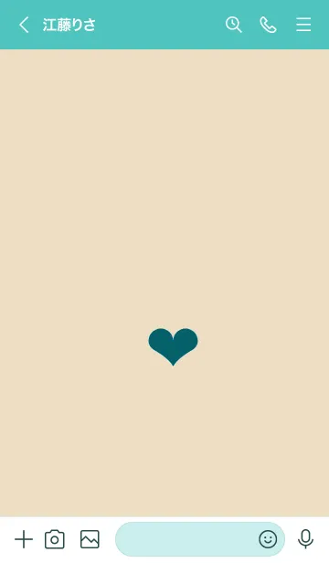 [LINE着せ替え] シンプルミニハート 14の画像3