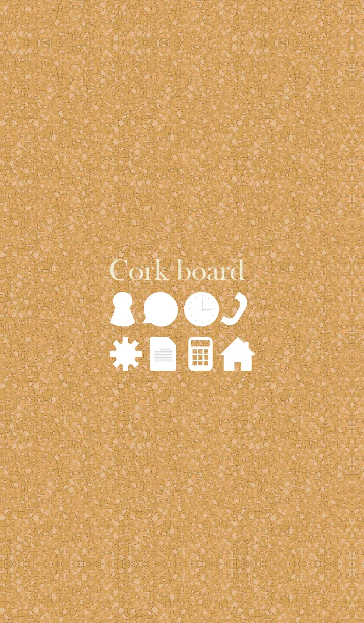 [LINE着せ替え] cork board & icon 2の画像1