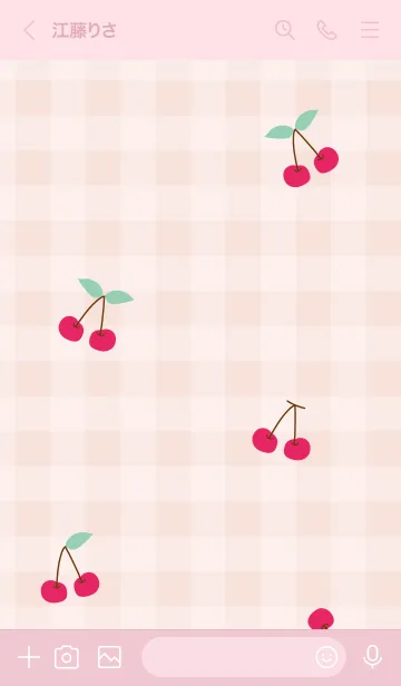 [LINE着せ替え] チェリー かわいい3の画像3