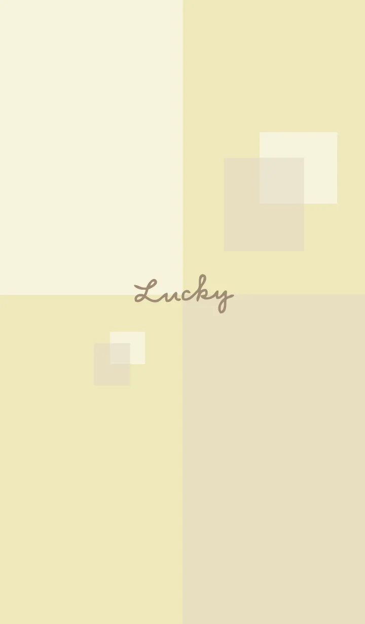 [LINE着せ替え] 白とベージュの四角22の画像1