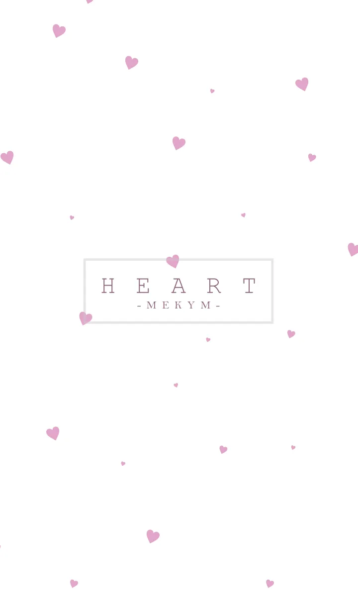[LINE着せ替え] HEART-Pink.MEKYM 6の画像1
