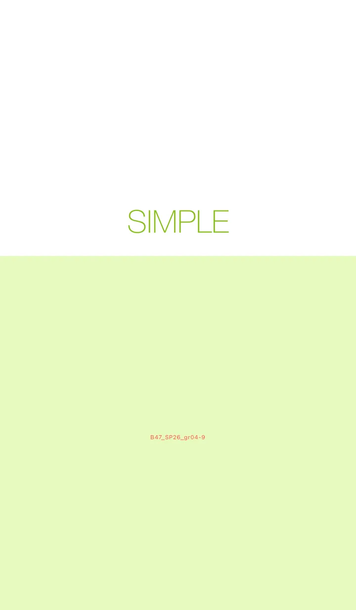 [LINE着せ替え] B47.26_グリーン4-9の画像1