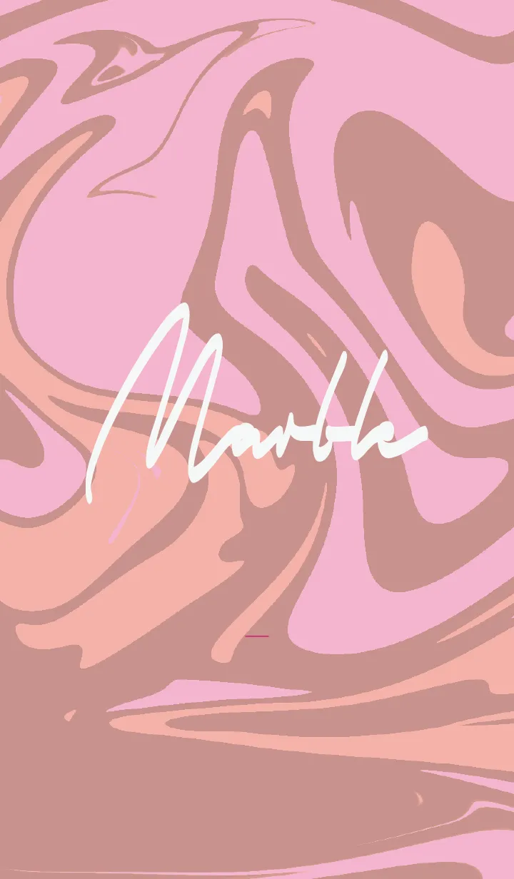 [LINE着せ替え] ベージュとピンク: マーブルの画像1