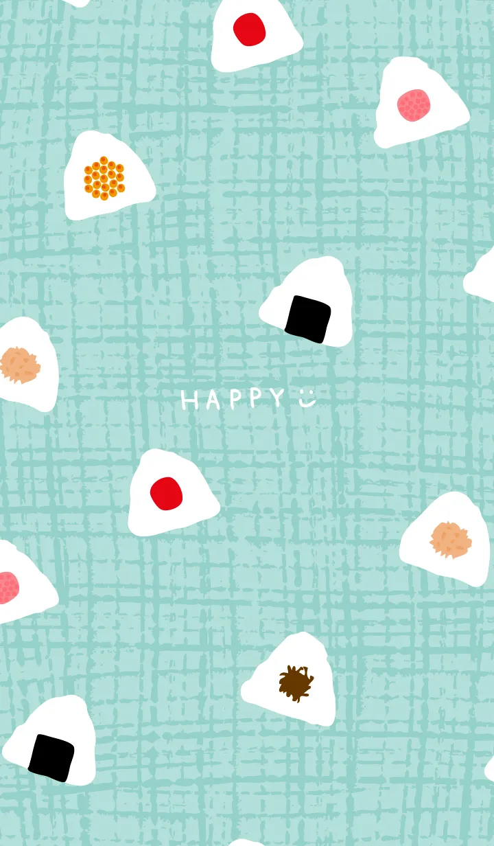 [LINE着せ替え] おにぎり たくさん24の画像1