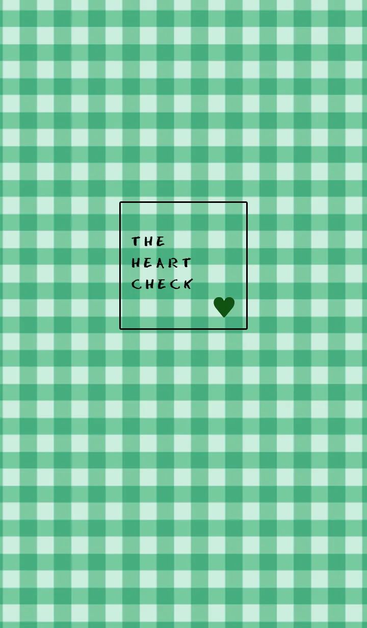 [LINE着せ替え] ザ ハート チェック 44の画像1