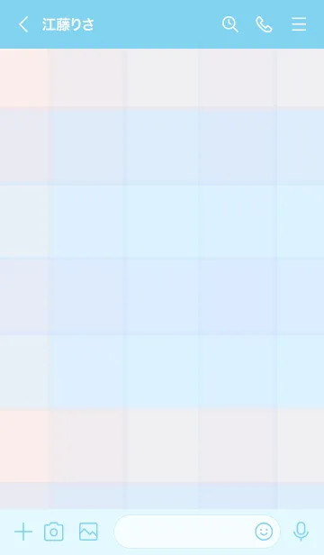 [LINE着せ替え] チェック柄 くすみカラー24の画像3
