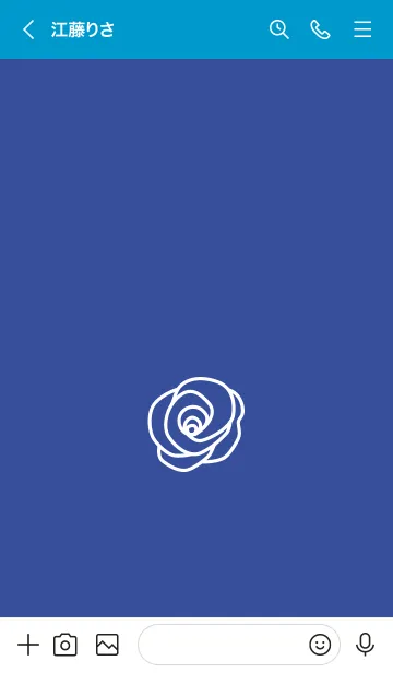 [LINE着せ替え] シンプル ローズ 11の画像3