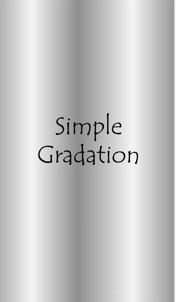 [LINE着せ替え] Simple Gradation -Silver 4-の画像1