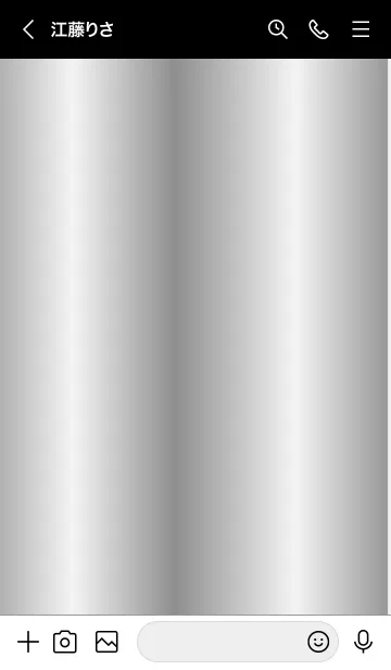 [LINE着せ替え] Simple Gradation -Silver 4-の画像3