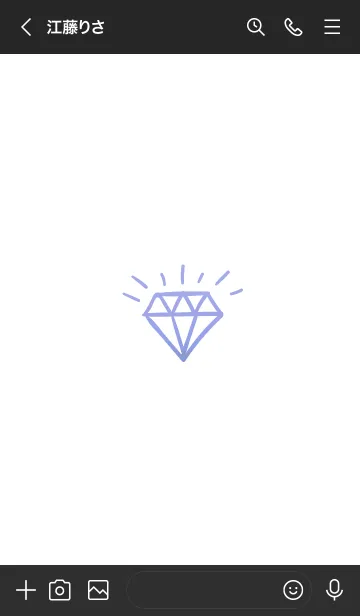 [LINE着せ替え] ダイヤ グラデーション 21の画像3