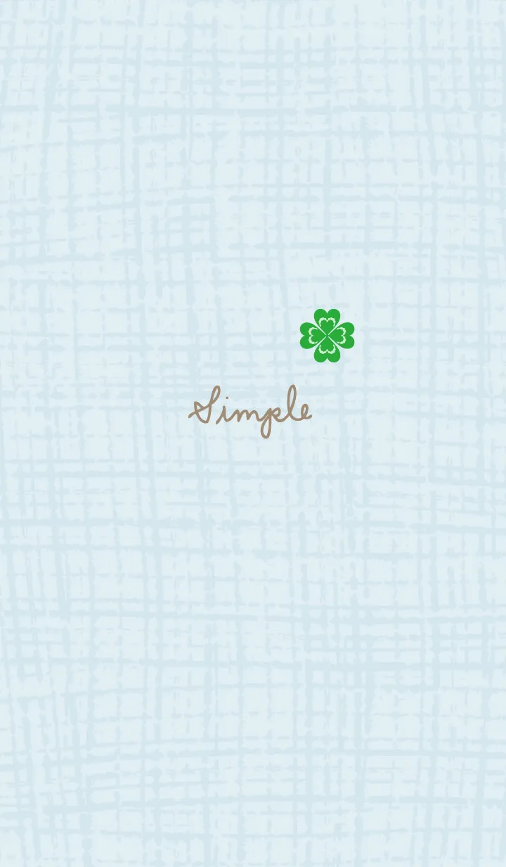 [LINE着せ替え] 幸運 かわいいクローバー25の画像1