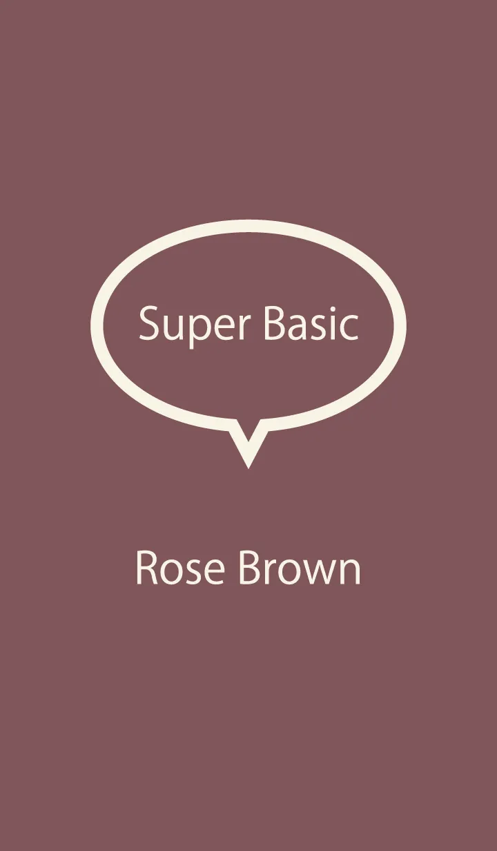 [LINE着せ替え] Super Basic Rose Brownの画像1