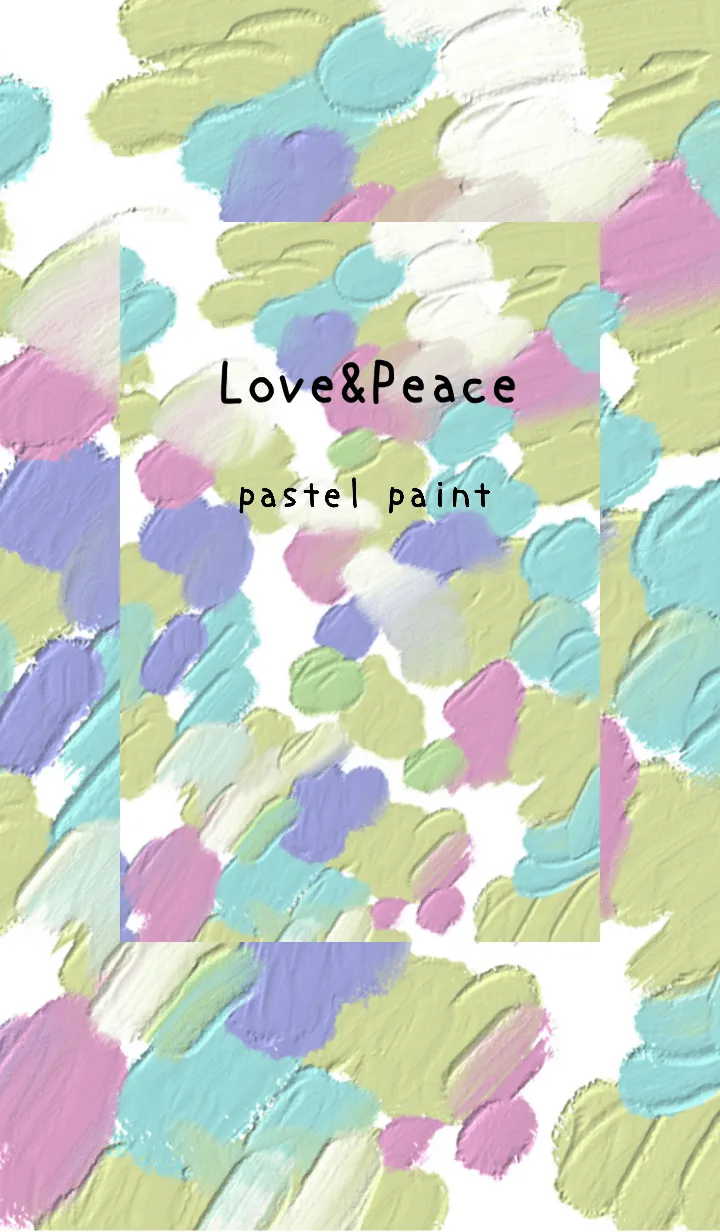 [LINE着せ替え] 油絵アート【pastel paint 59】の画像1