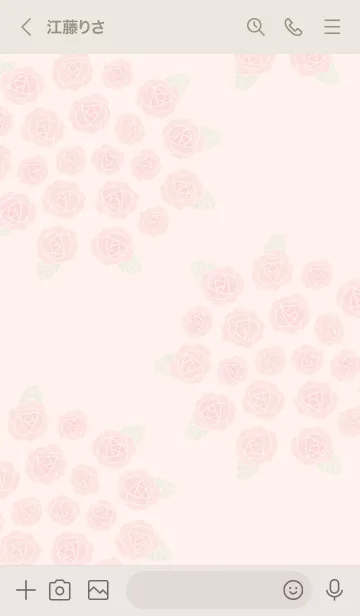 [LINE着せ替え] バラの花束をあなたに11の画像3