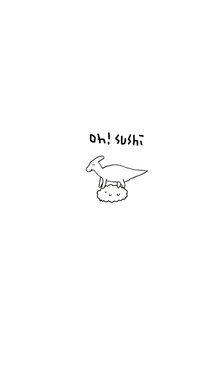 Oh！ SUSHI 恐竜のせ寿司 Kの着せ替えメイン画像