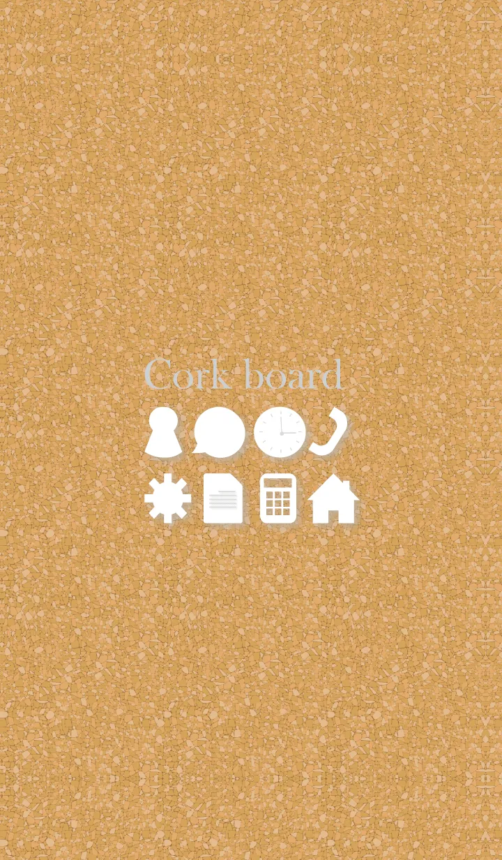 [LINE着せ替え] cork board & icon 4の画像1