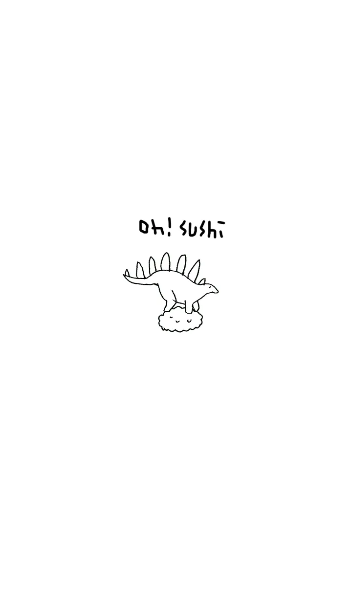 [LINE着せ替え] Oh！ SUSHI dinosaur Jの画像1