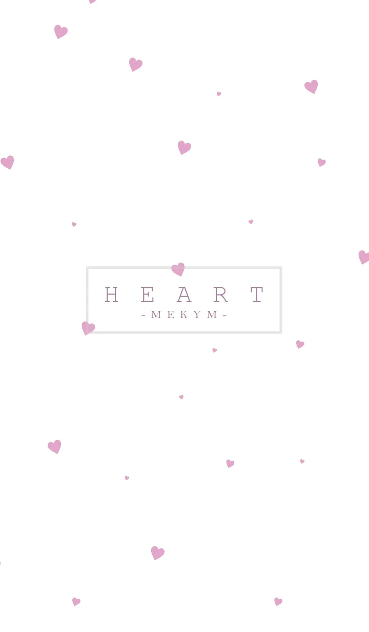 [LINE着せ替え] HEART-Pink.MEKYM 7の画像1