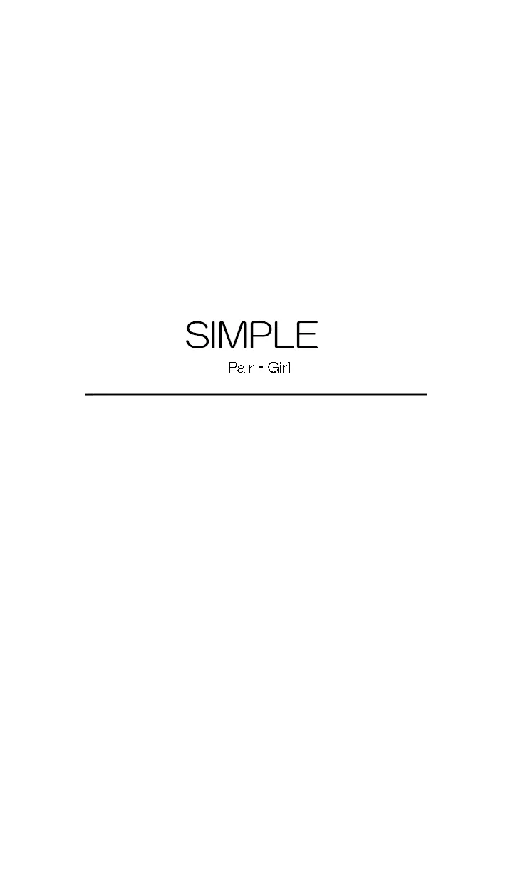 [LINE着せ替え] SIMPLE_カップル専用（女）の画像1