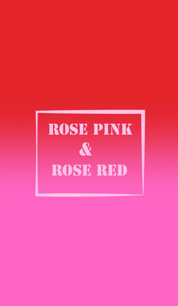 [LINE着せ替え] Rose Pink & Rose Red  Theme (JP)の画像1