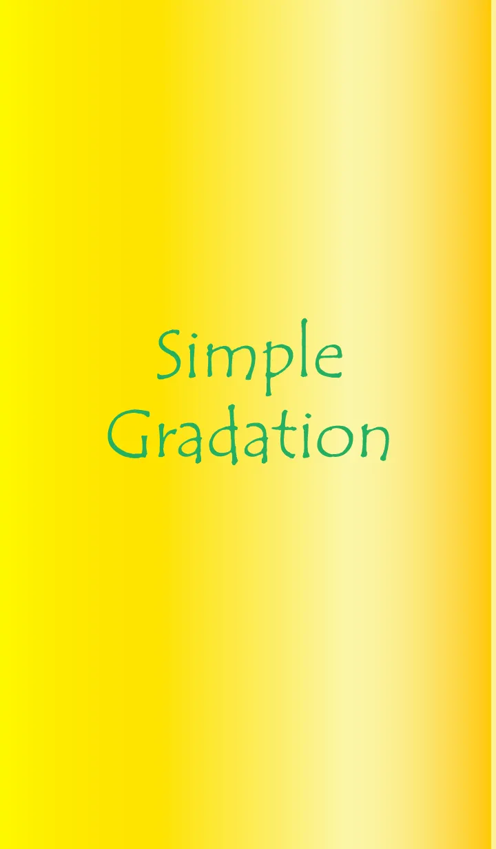 [LINE着せ替え] Simple Gradation -GlossyYellow 2-の画像1