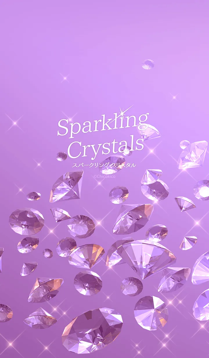 [LINE着せ替え] Sparkling Crystalsの画像1