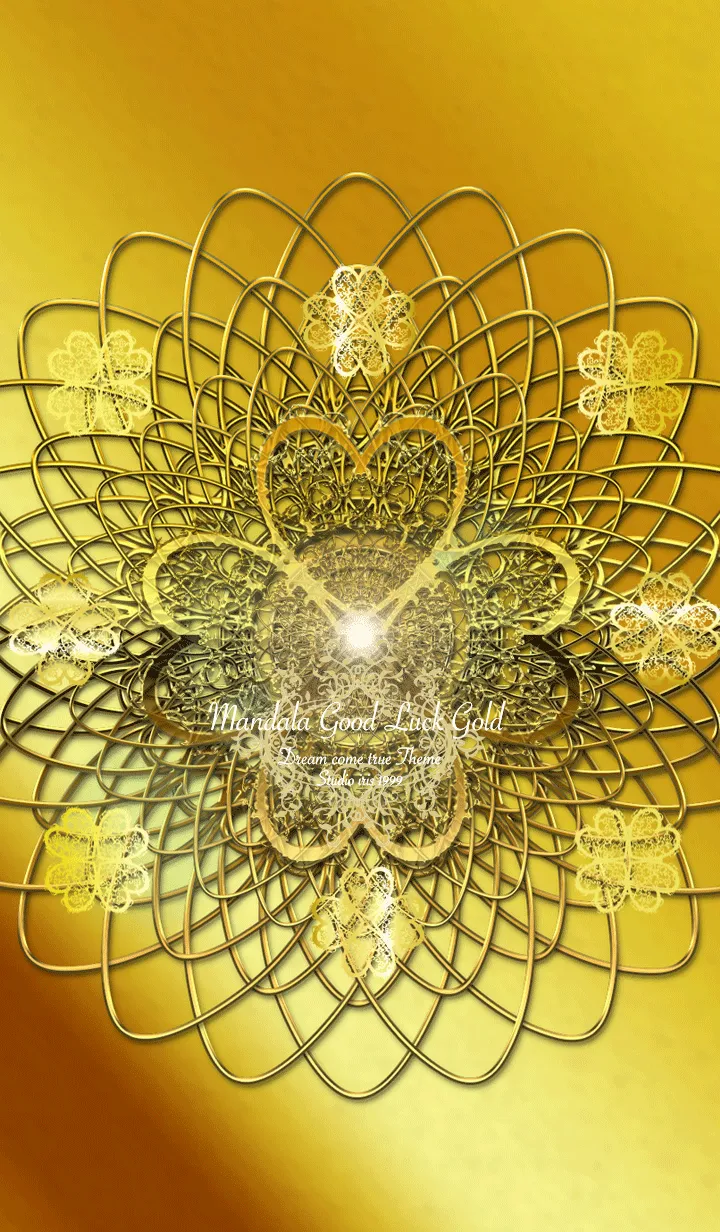 [LINE着せ替え] 運気が上がるGOLD曼荼羅の画像1
