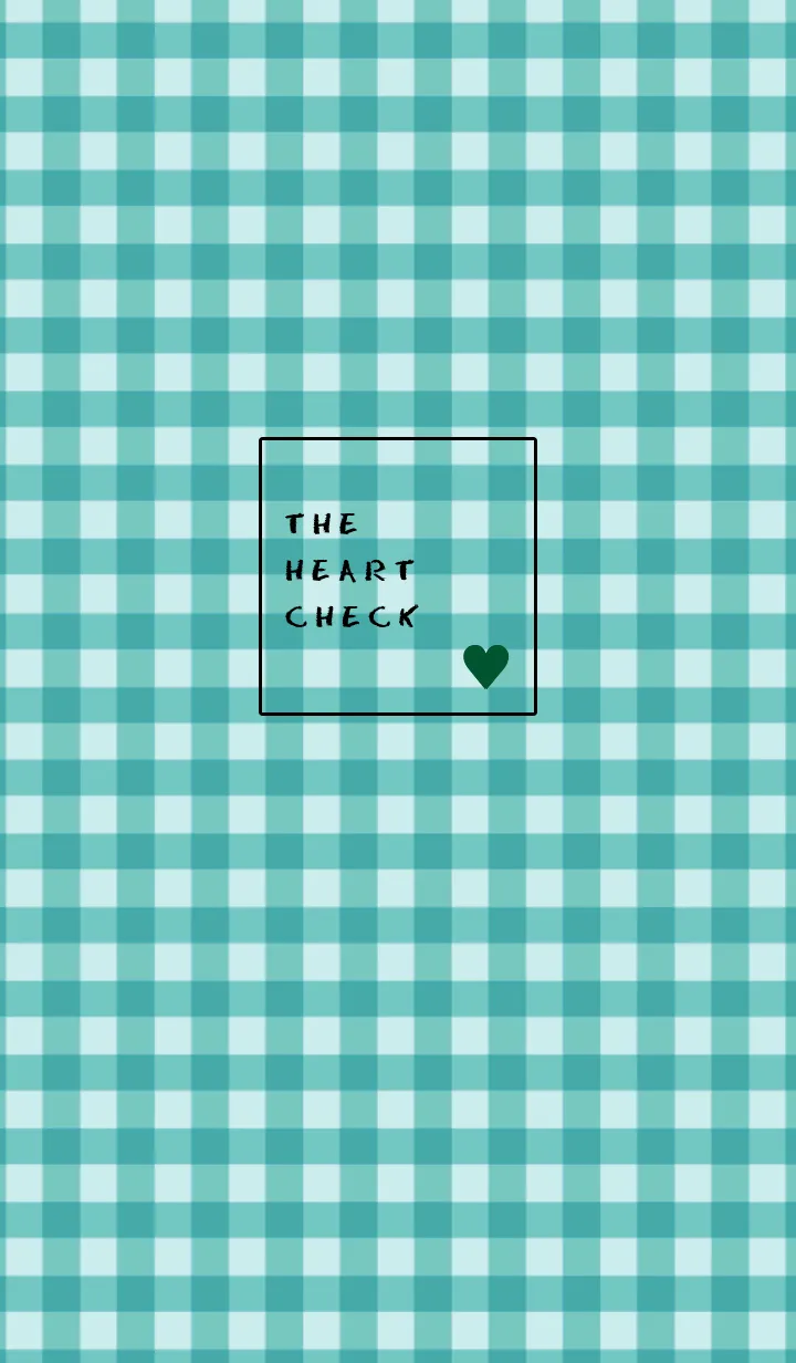[LINE着せ替え] ザ ハート チェック 45の画像1