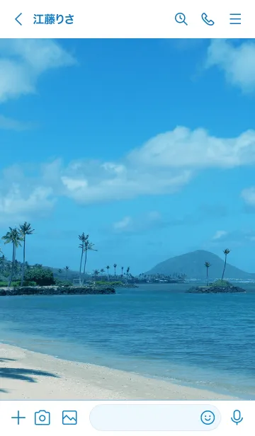 [LINE着せ替え] Kahala Beach 12の画像3