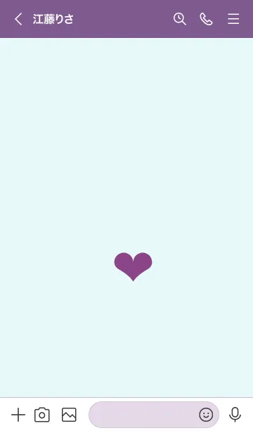 [LINE着せ替え] シンプルミニハート 16の画像3