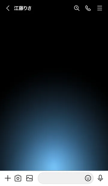 [LINE着せ替え] MAYA BLUE LIGHT ICON THEMEの画像3