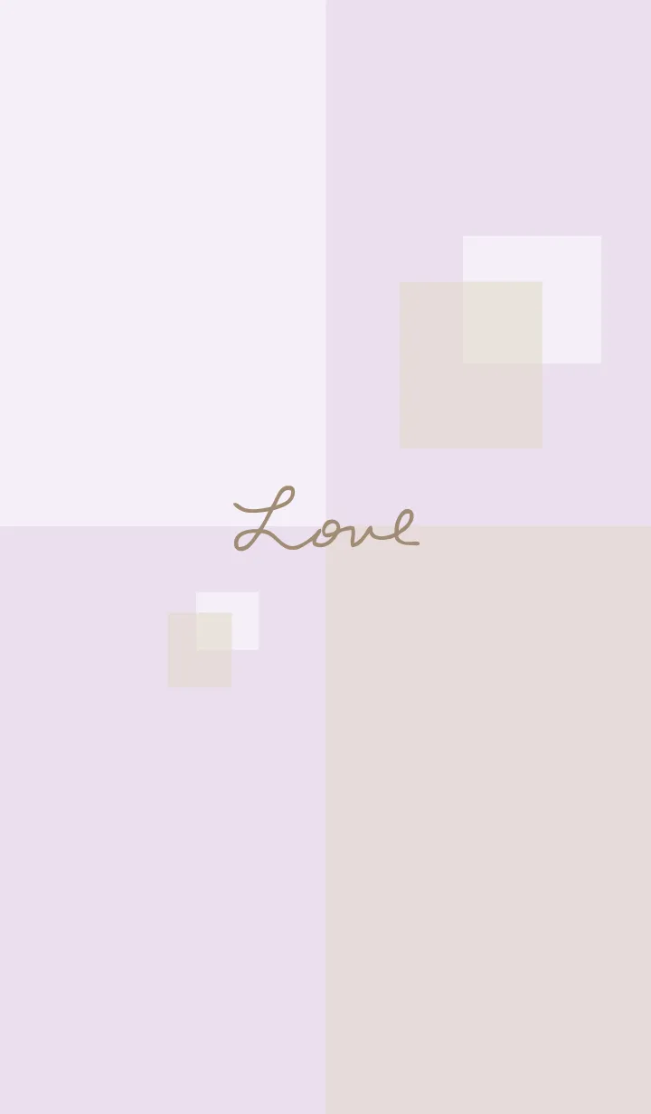 [LINE着せ替え] 白とベージュの四角2の画像1