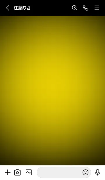 [LINE着せ替え] Corn Yellow Neon Theme Ver.7 (JP)の画像3