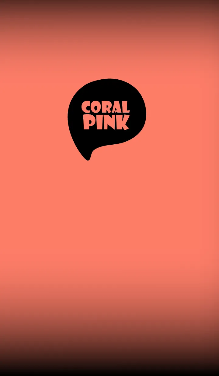 [LINE着せ替え] Coral Pink And Black Vr.9 (JP)の画像1