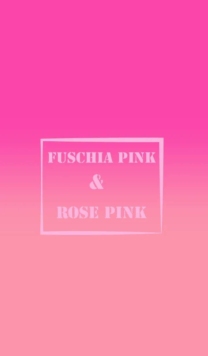 [LINE着せ替え] Fuchsia Pink & Rose Pink Theme (JP)の画像1