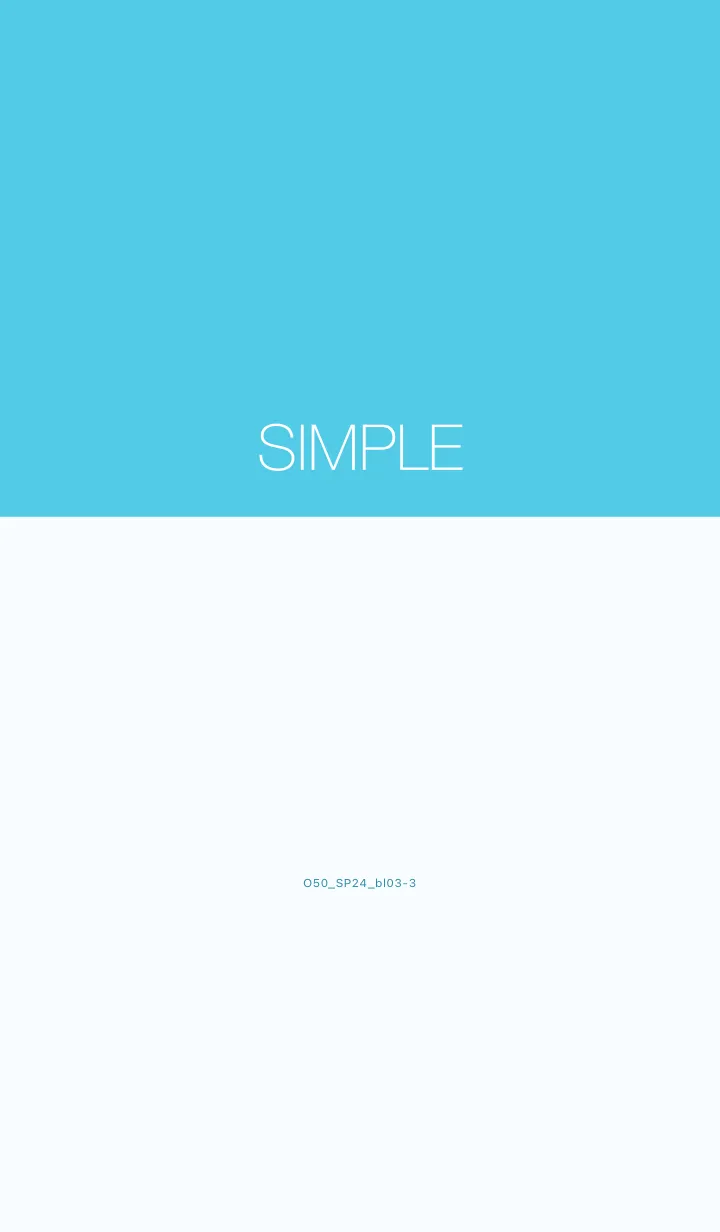 [LINE着せ替え] O50_24_ブルー3-3の画像1