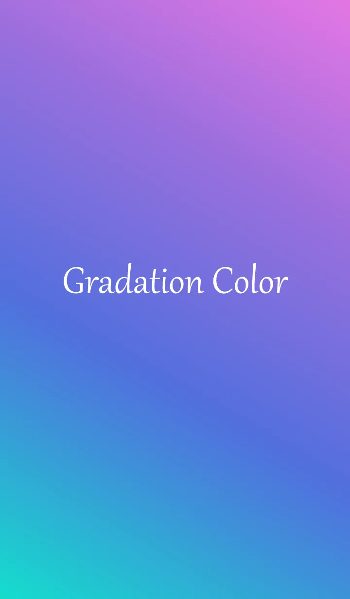 [LINE着せ替え] Gradation Color *Green&Blue&Purple*の画像1