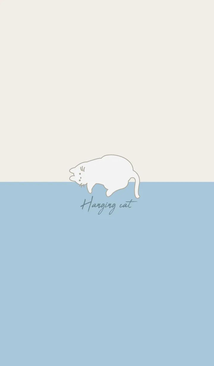 [LINE着せ替え] Hanging cat 6の画像1