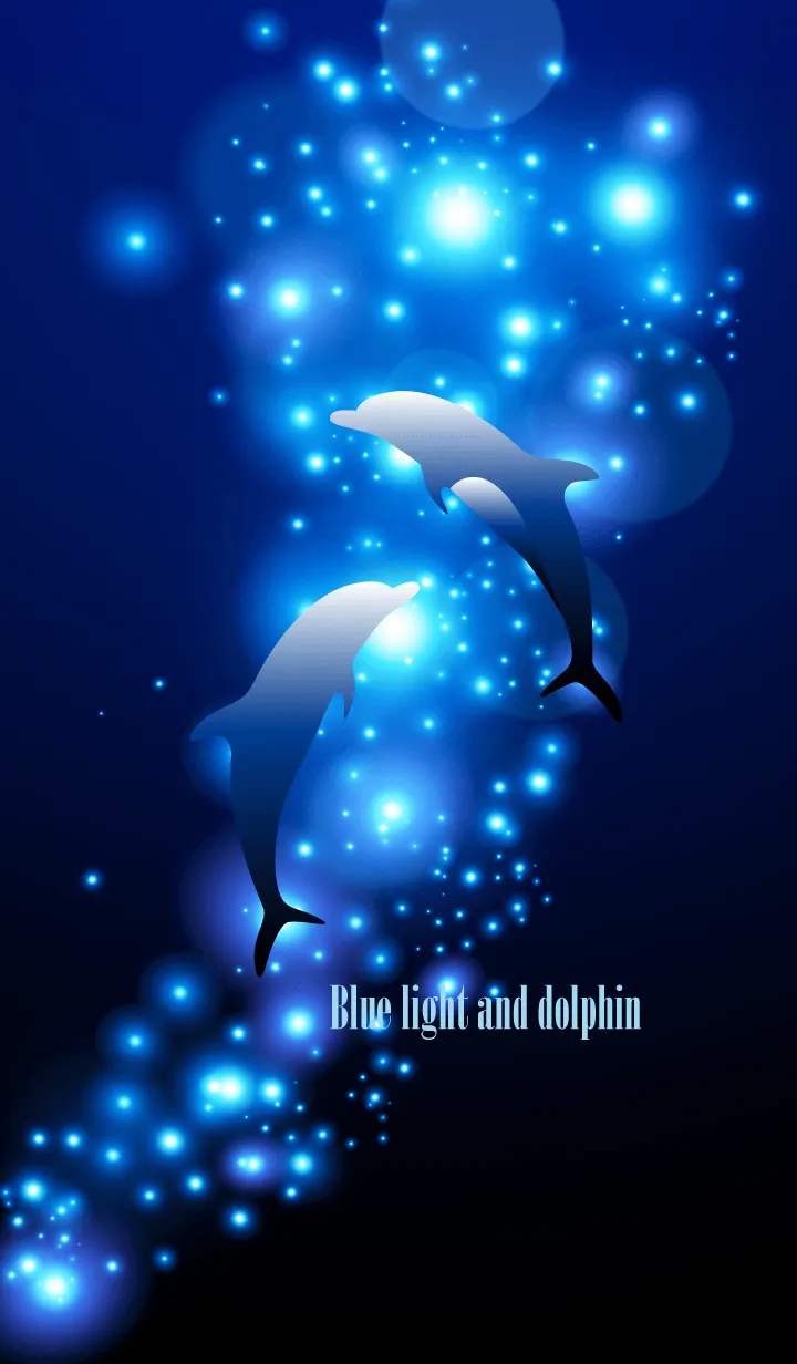 [LINE着せ替え] Blue light and dolphin..2の画像1