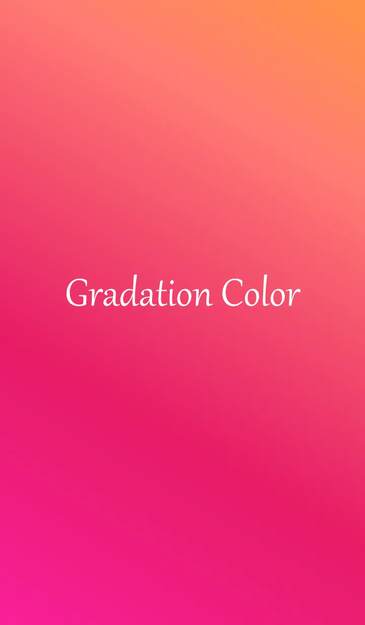 [LINE着せ替え] Gradation Color *Pink&Red&Orange*の画像1