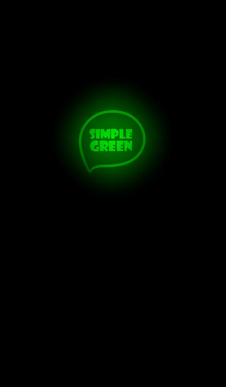 [LINE着せ替え] Green Neon Theme Ver.7 (JP)の画像1