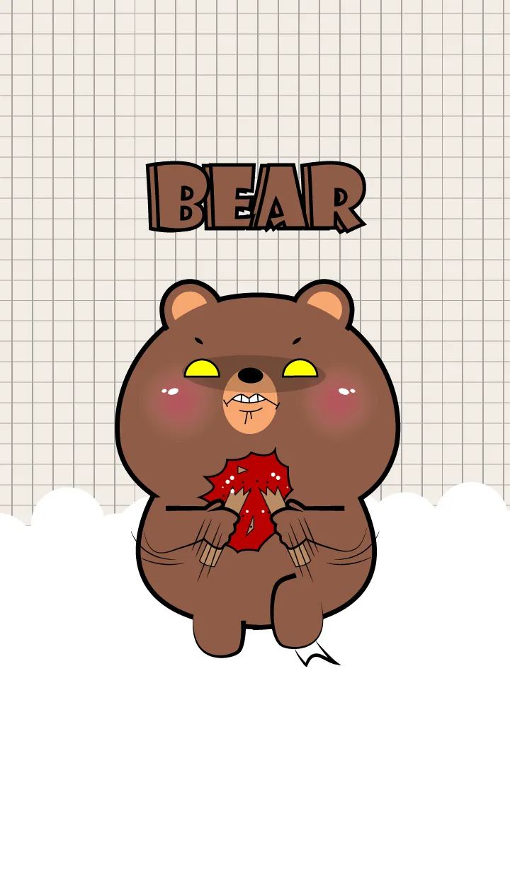 [LINE着せ替え] Little Angry Bear Theme (JP)の画像1