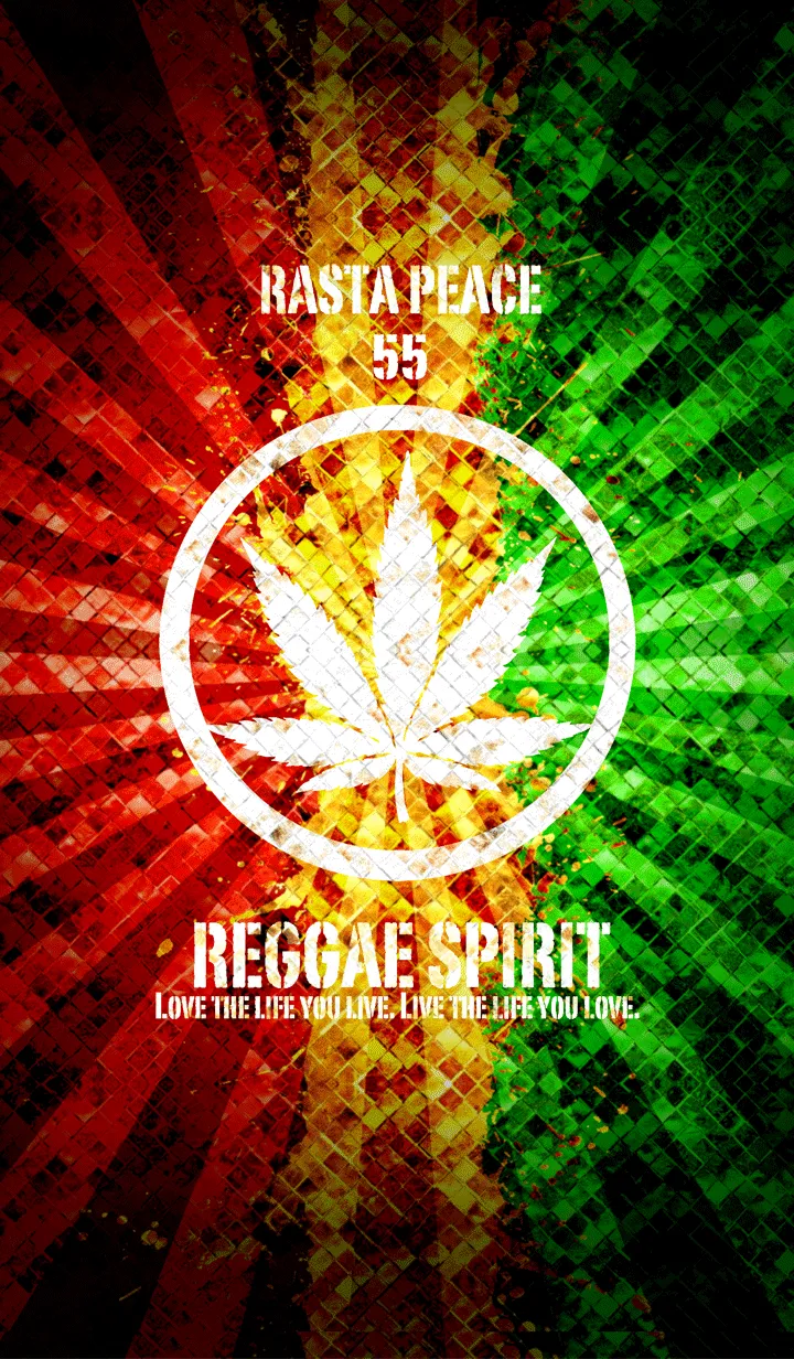 [LINE着せ替え] レゲエ魂2 ラッキーナンバー 55の画像1