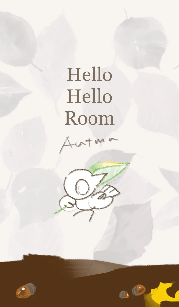 [LINE着せ替え] ハローハロールーム 秋仕様の画像1