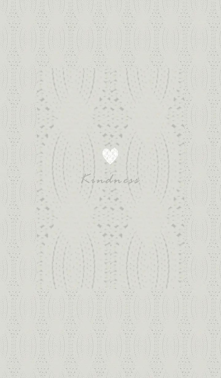 [LINE着せ替え] ～ハートとニット♥グリーン51_1～の画像1